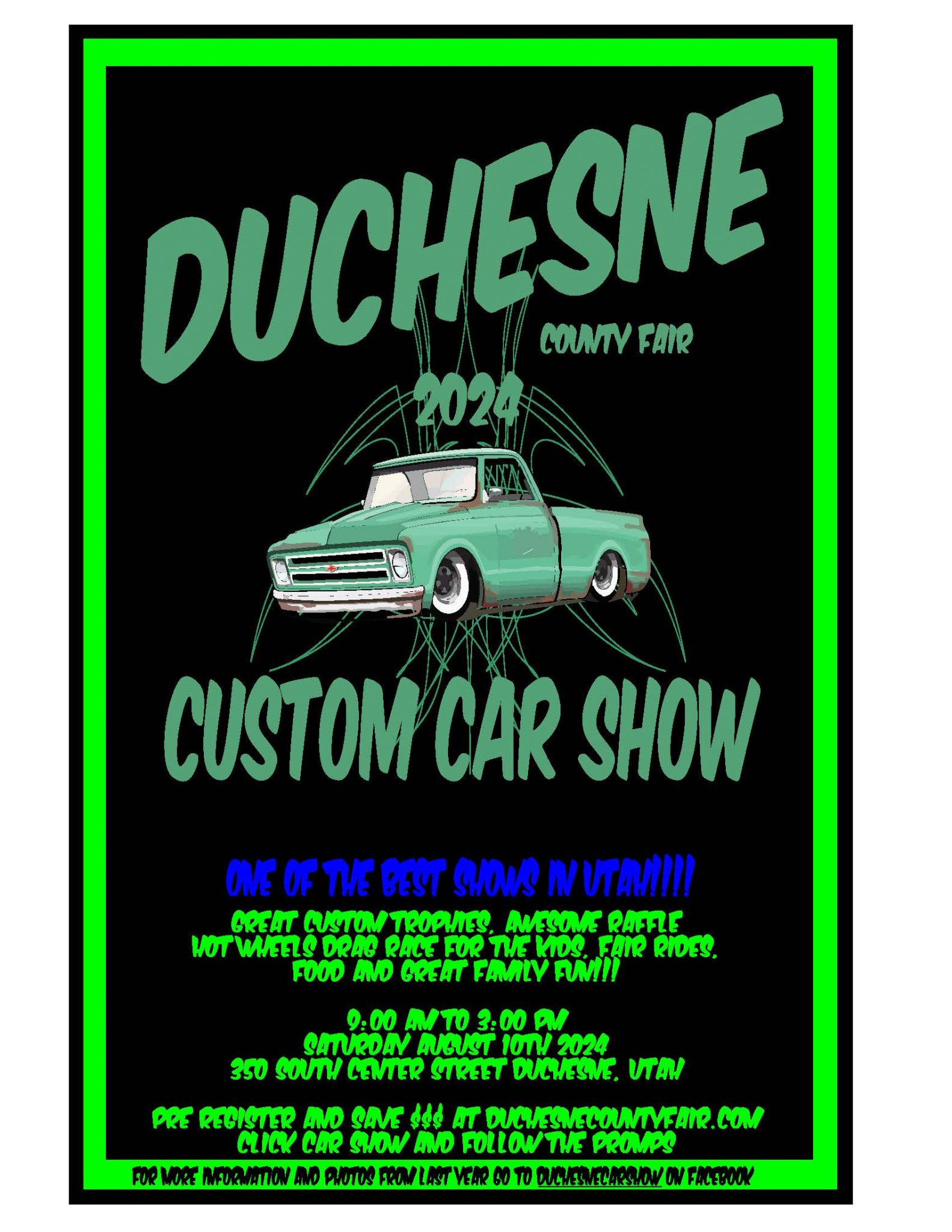 2024 Duchesne County Custom Car Show